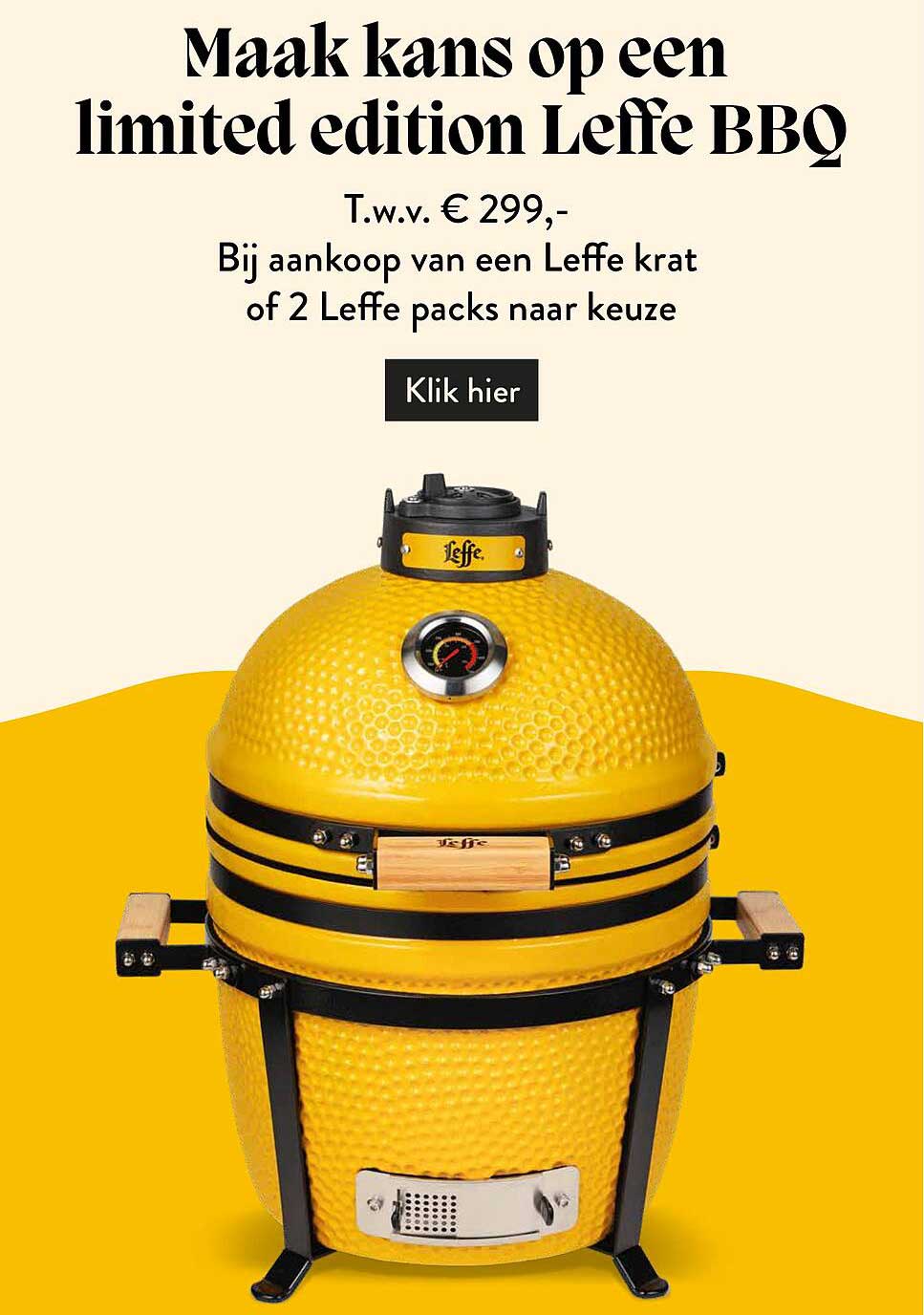 Maak kans op een limited edition Leffe BBQ