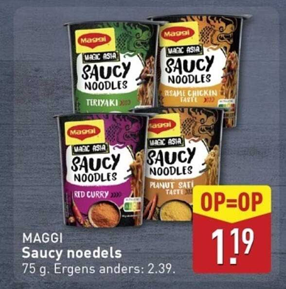 MAGGI Saucy noedels
