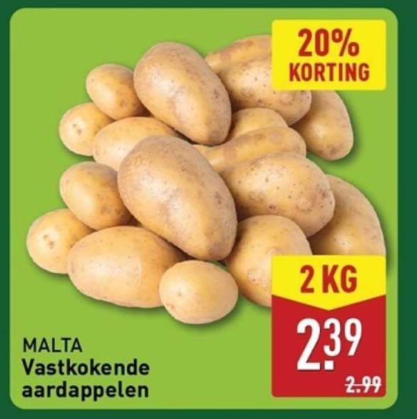 Malta Vastkokende aardappelen