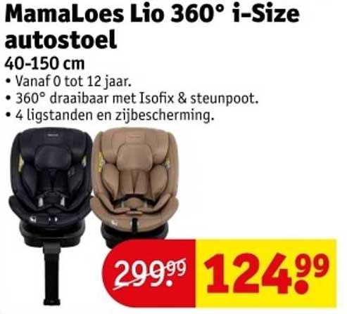 MamaLoes Lio 360° i-Size autostoel