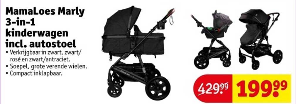 MamaLoes Marly 3-in-1 kinderwagen incl. autostoel