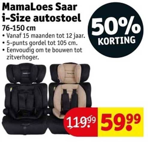 MamaLoes Saar i-Size autostoel