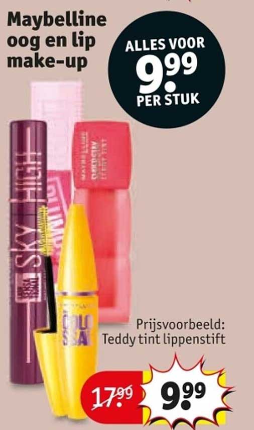 Maybelline oog en lip make-up