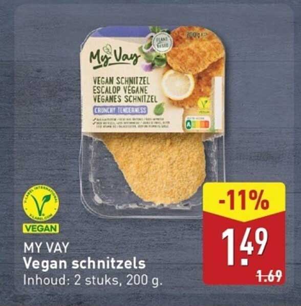 MY VAY Vegan schnitzels