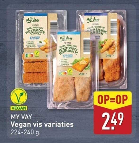 MY VAY Vegan vis variaties