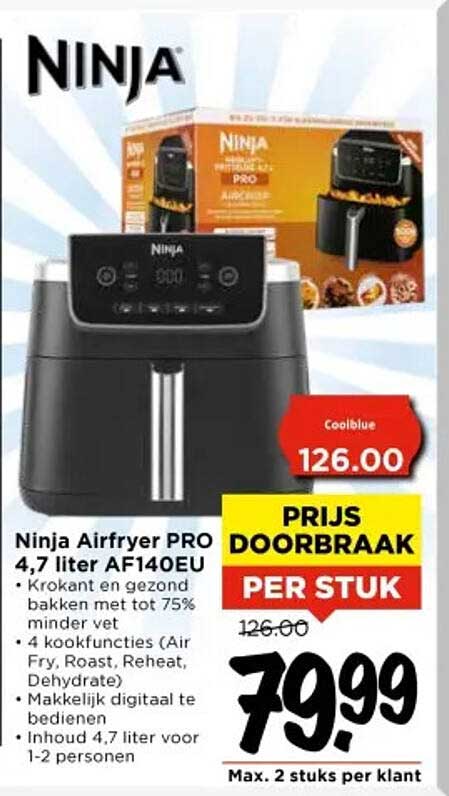 Ninja Airfryer PRO 4,7 liter AF140EU