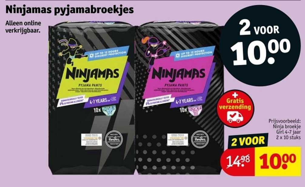Ninjamas pyjamabroekjes