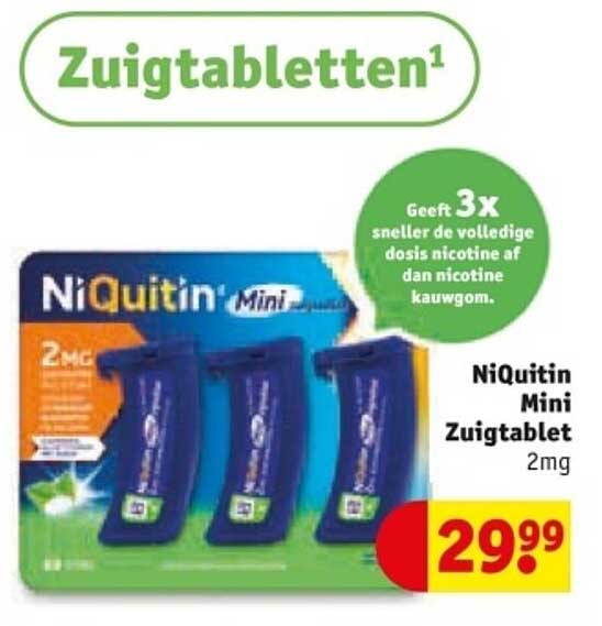 NiQuitin Mini Zuigtablet 2mg