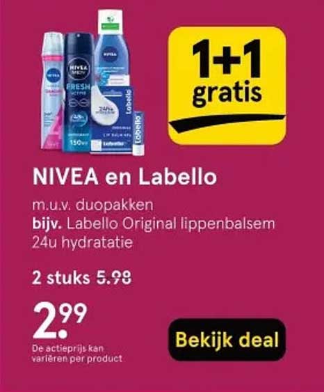 NIVEA en Labello