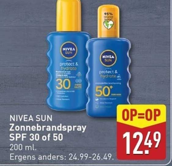 NIVEA SUN Zonnebrandspray SPF 30 of 50