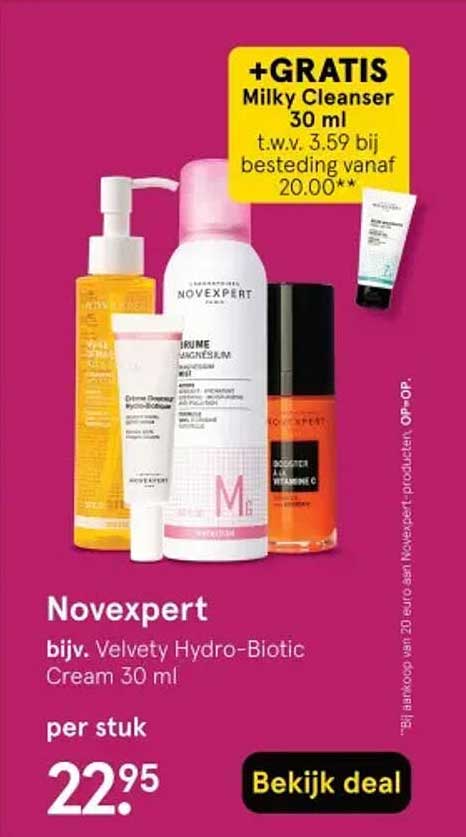 Novexpert bijv. Velvety Hydro-Biotic Cream 30 ml