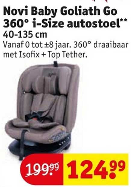 Novi Baby Goliath Go 360° i-Size autostoel 40-135 cm