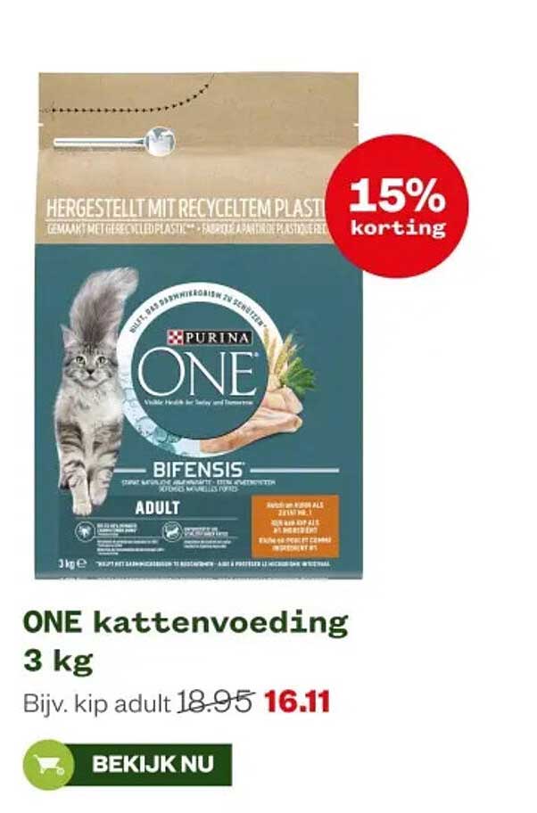 ONE kattenvoeding 3 kg