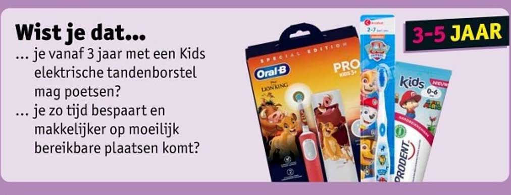 Oral-B Kids elektrische tandenborstel Special Edition - Lion King