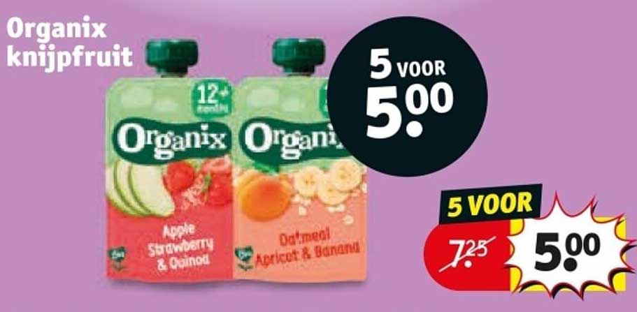 Organix knijpfruit
