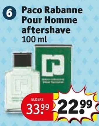 Paco Rabanne Pour Homme aftershave 100 ml
