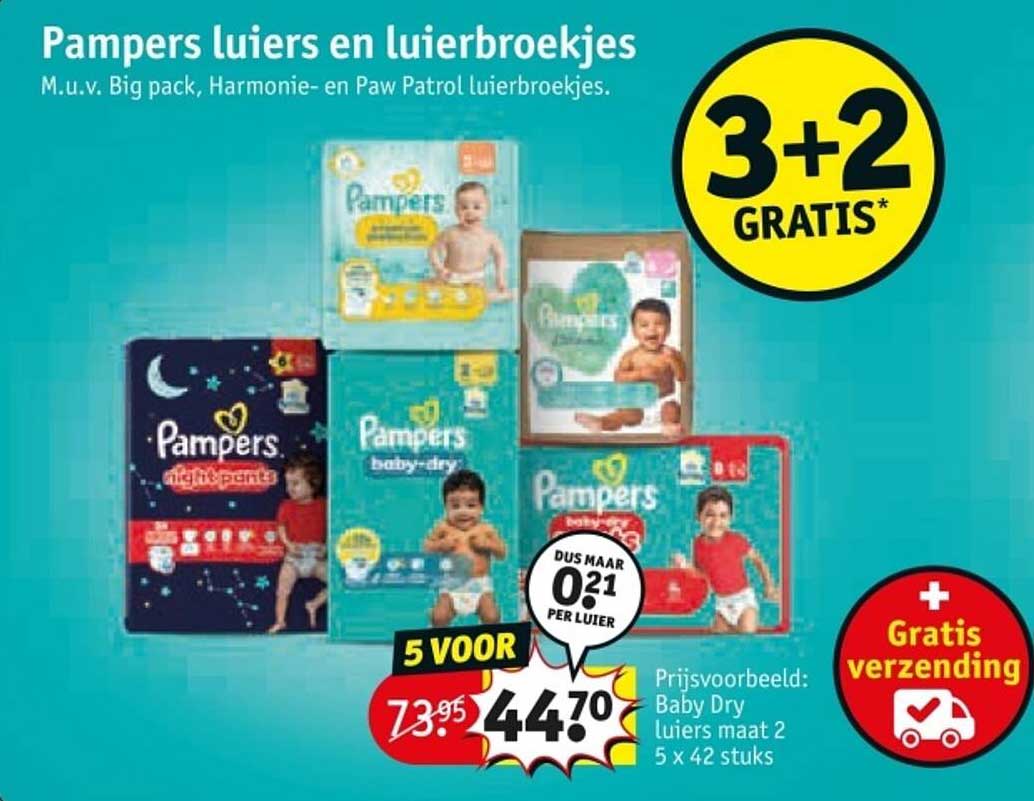 Pampers luiers en luierbroekjes