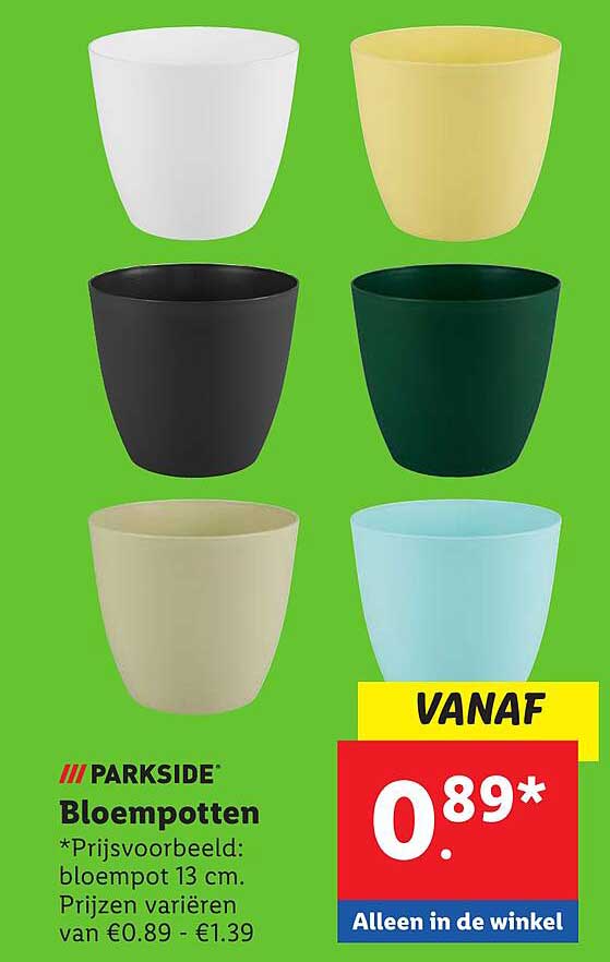 PARKSIDE Bloempotten