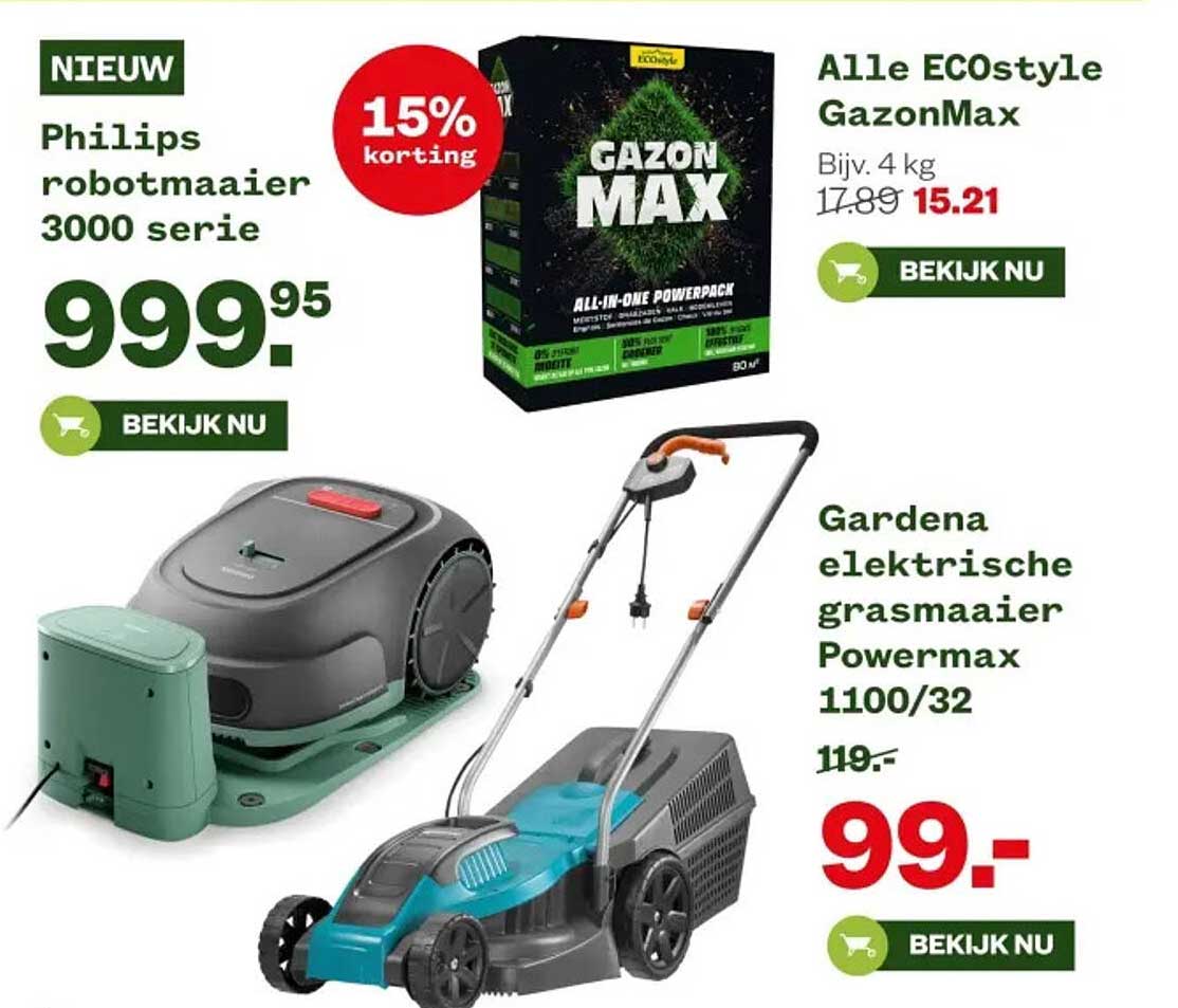 Philips robotmaaier 3000 serie