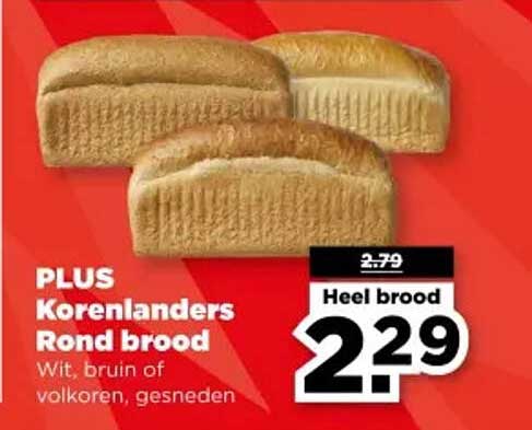 PLUS Korenlanders Rond brood