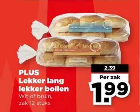 PLUS Lekker lang lekker bollen