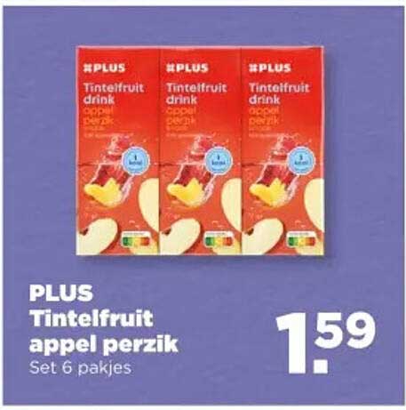 PLUS Tintelfruit appel perzik
