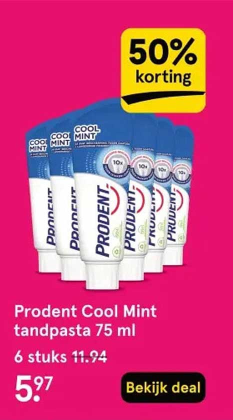 Prodent Cool Mint tandpasta 75 ml