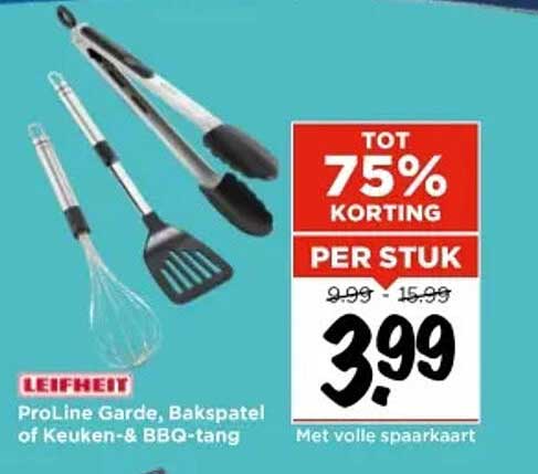 ProLine Garde, Bakspatel of Keuken-& BBQ-tang