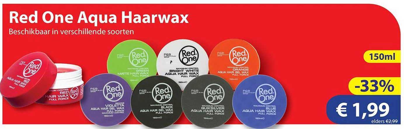 Red One Aqua Haarwax