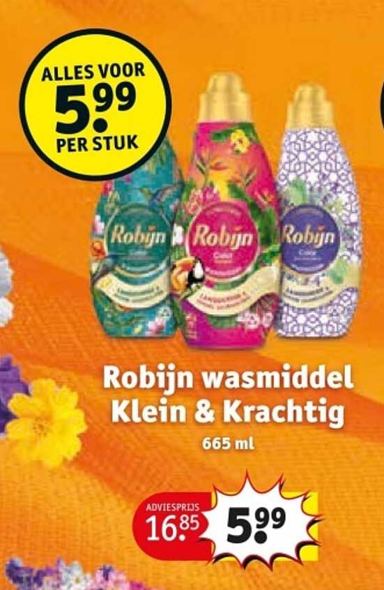 Robijn wasmiddel Klein & Krachtig 665 ml