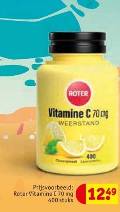 Roter Vitamine C 70 mg 400 stuks