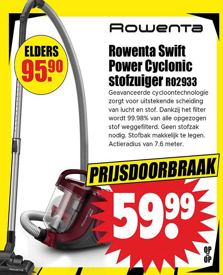 Rowenta Swift Power Cyclonic stofzuiger RO2933