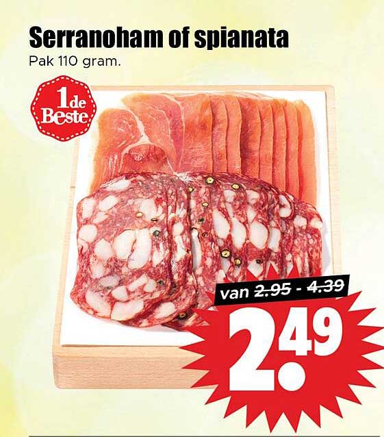 Serranoham of spianata