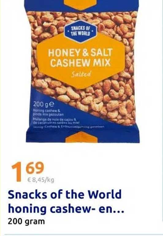 Snacks of the World honing cashew- en...