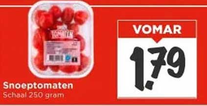 Snoeptomaten Schaal 250 gram