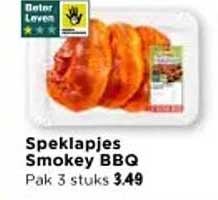 Speklapjes Smokey BBQ