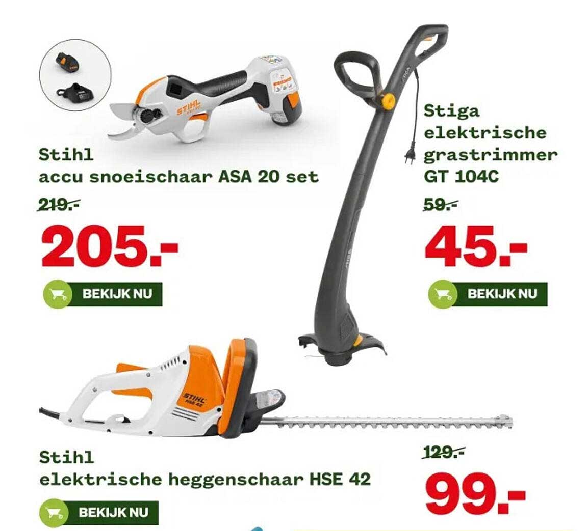 Stihl accu snoeischaar ASA 20 set