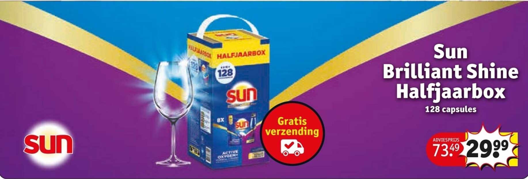Sun Brilliant Shine Halfjaarbox 128 capsules