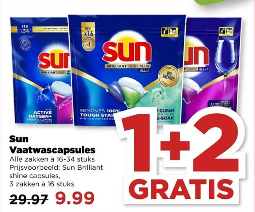 Sun Vaatwascapsules
