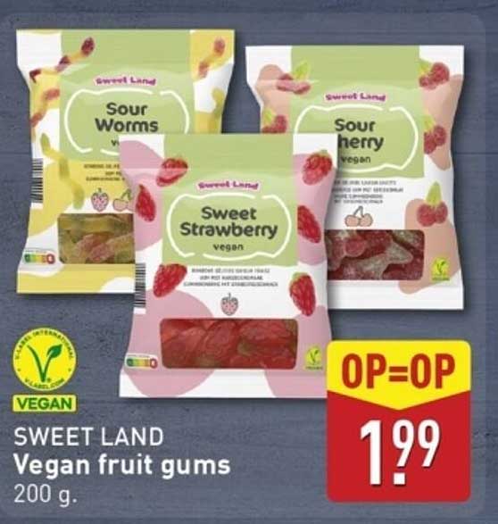 Sweet Land Vegan fruit gums 200 g.