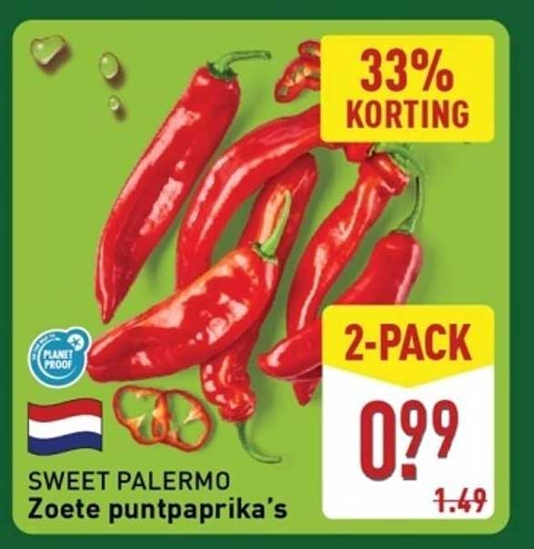 SWEET PALERMO Zoete puntpaprika's