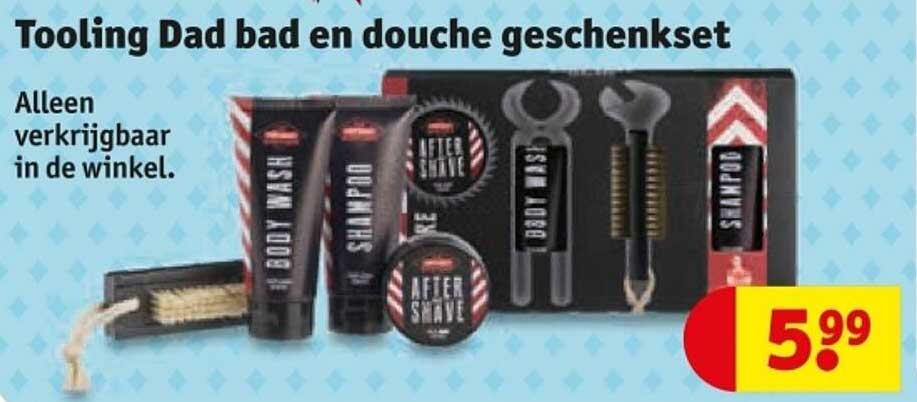 Tooling Dad bad en douche geschenkset