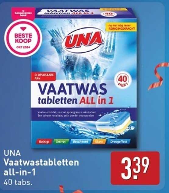 UNA Vaatwastabletten all-in-1
