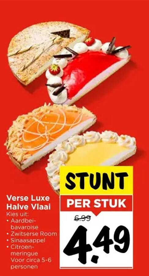 Verse Luxe Halve Vlaai