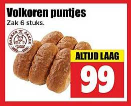 Volkoren puntjes