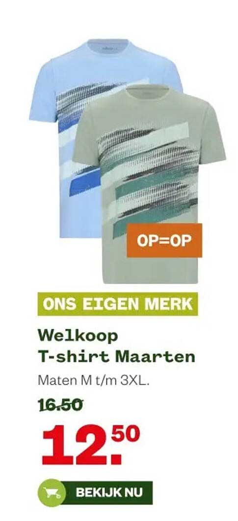 Welkoop T-shirt Maarten