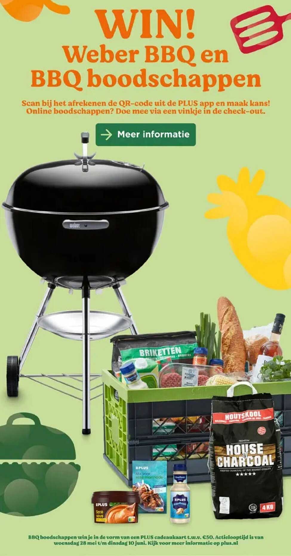 WIN! Weber BBQ en BBQ boodschappen