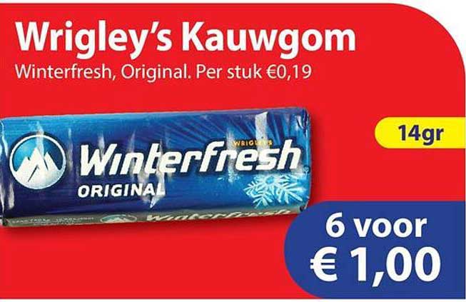 Wrigley’s Kauwgom