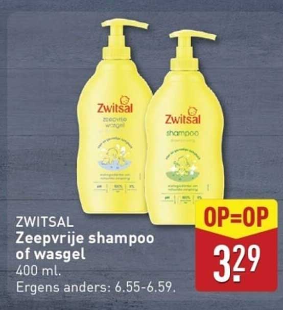 ZWITSAL Zeeprivje shampoo of wasgel 400 ml.
