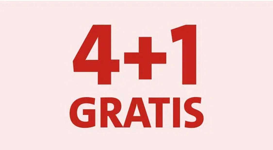 4+1 GRATIS